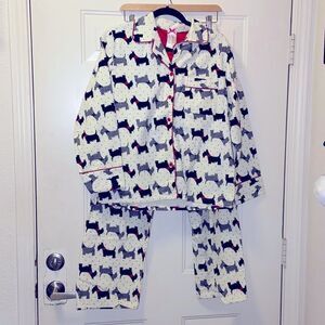 KayAnna Flannel Dog Print Women Pajama 💯 Cotton Size S/P